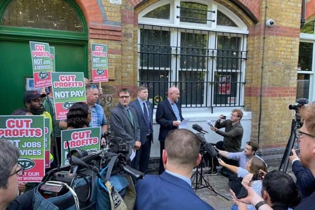 The RMT union announces strike action will go ahead this week