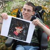 Matthew Oxley, a resident at Chailey Heritage Foundation's on-site accommodation, created this charity Christmas card