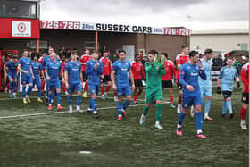 Last time out - Wothing won at Eastbourne Borough. Now can they see off Dartford and Dover? Picture: Mike Gunn