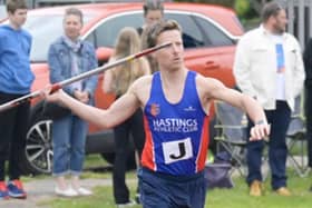 Jeremy Henwood of Hastings AC in action in the Southern League | Picture supplied by Hastings AC