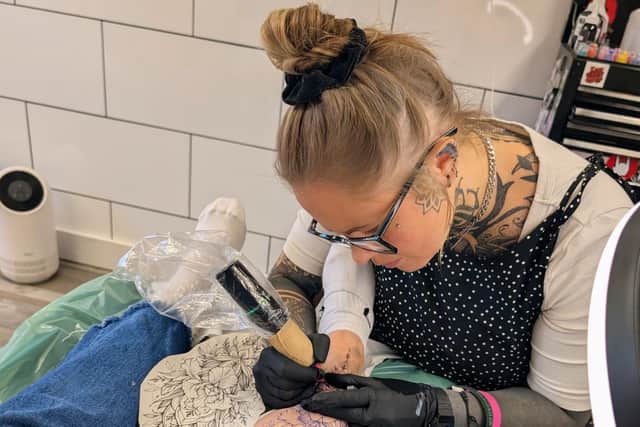 Levi Duvall-Lang, owner and tattoo artist at Levi Fawn Tattoo, a private studio based in East Grinstead. (Image: contributed)