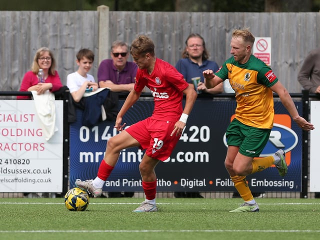 Action from Worthing FC's 3-0 friendly win at Horsham