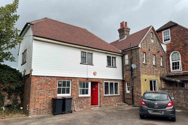 SOLD: The rear unit at Old Manor House in Market Street, Hailsham