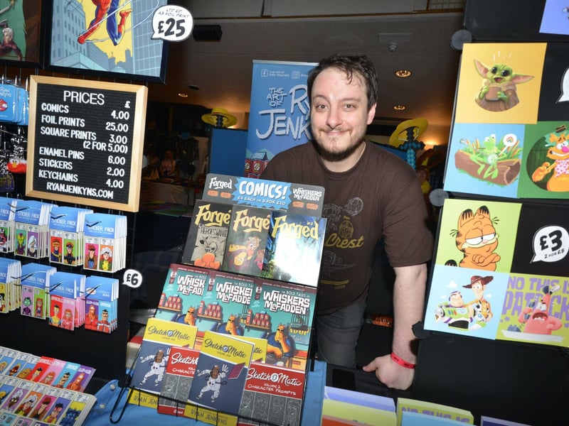 Hastings Comic Con on June 14 2025.