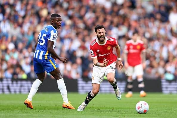 Moises Caicedo of Brighton and Hove Albion is wanted by Chelsea and Manchester United this summer transfer window