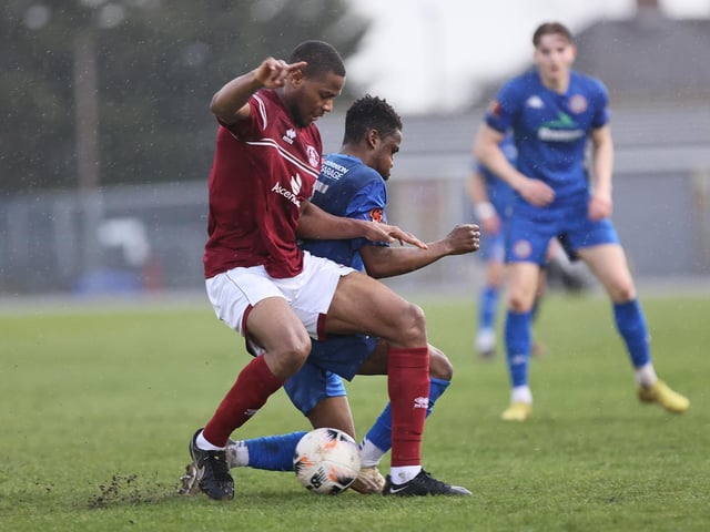 Action from Worthing's National League South defeat at Chelmsford