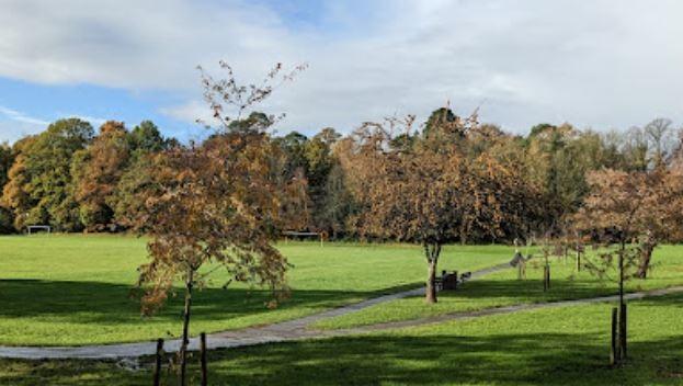 A popular park with large open spaces and beautiful gardens, perfect for walking your dog