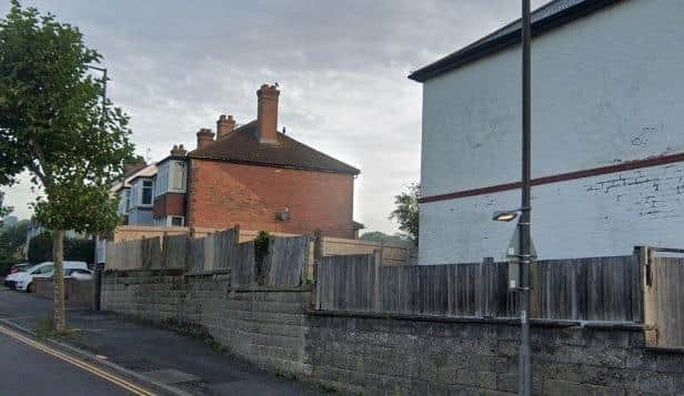 The site where the proposed flats would be built. Picture: Google Street View