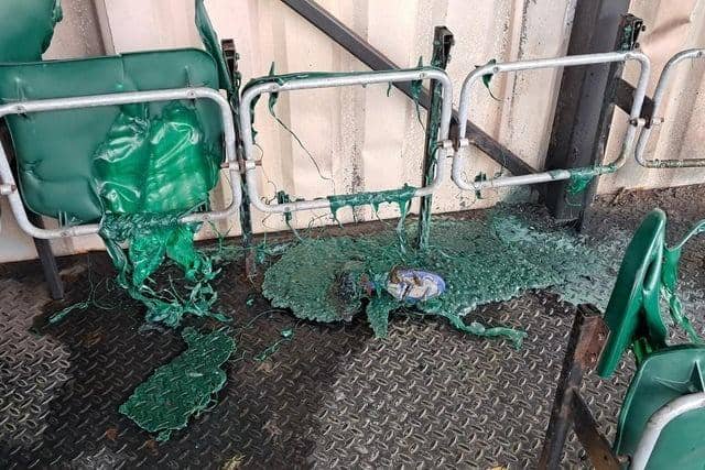 Sussex Police said it was ‘fortunate that no one was injured’