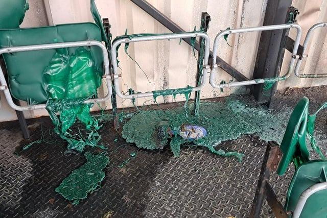 Sussex Police said it was ‘fortunate that no one was injured’