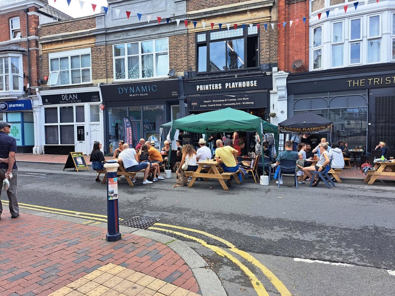 Hundreds of residents gathered in Eastbourne yesterday (Saturday, July 8) to enjoy the town’s second ever Food and Arts Festival. Picture: Sam Pole