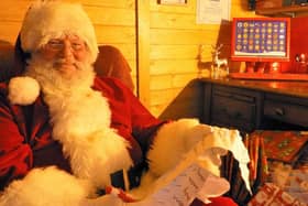 Santa settles in to his new Hassocks grotto