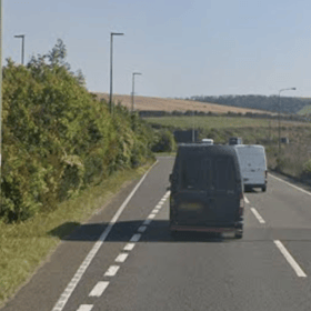 The A23 at Pyecombe. Photo: Google Maps