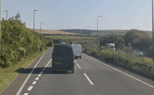 The A23 at Pyecombe. Photo: Google Maps