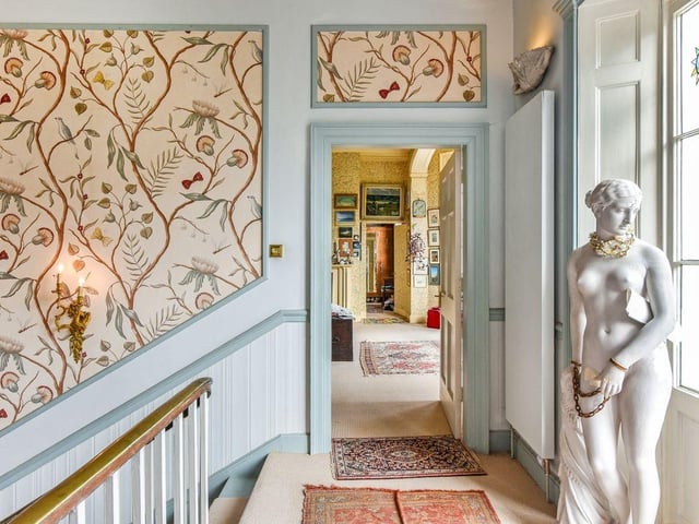 The 18th century country mansion is full of period beauty.