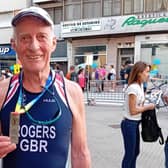 Bob Rogers claimed silver in the 80-84 age category at the World Triathlon Championships
