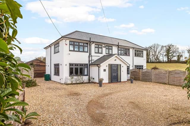 The house has been modernised and extended for a modern family