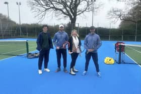 The park tennis courts at Mount Noddy Recreation Ground in East Grinstead have been relaunched