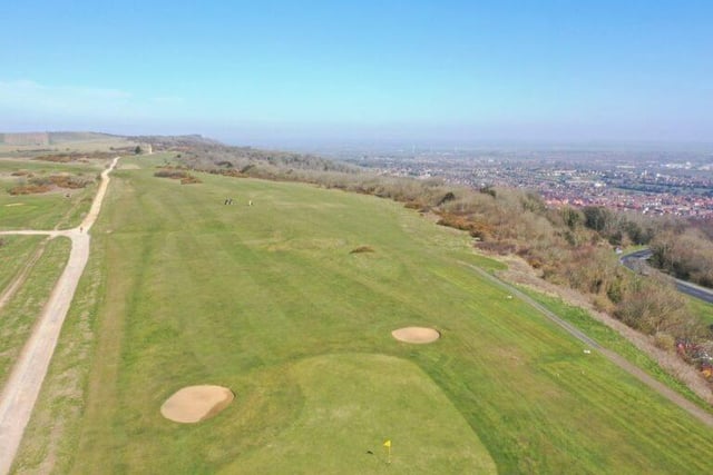 A golf course in Eastbourne with ‘stunning views over the South Downs’ is available to let.