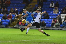 Action from Posh v Crawley Town in the EFL Trophy. Picture: David Lowndes