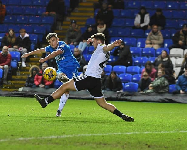 Action from Posh v Crawley Town in the EFL Trophy. Picture: David Lowndes