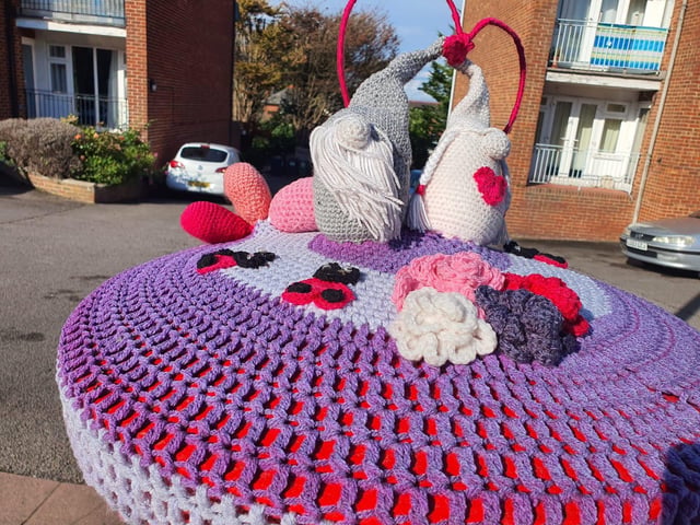 Love hearts, ladybirds and gonks in Lewes Road, Eastbourne