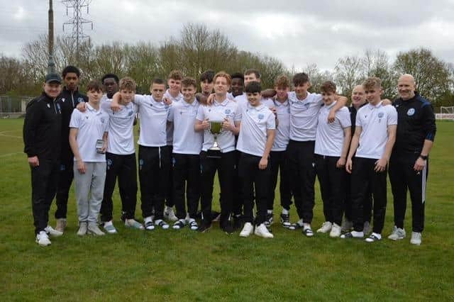 Roffey U18s - Mid Sussex League Cup winners | Picture supplied