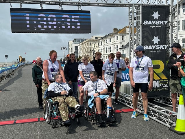 RAF veteran Ed Sampson completes the Worthing 10K