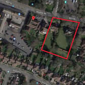 The rough location for the planned 41 new retirement apartments in Keymer Road, Hassocks. Photo: Google Maps