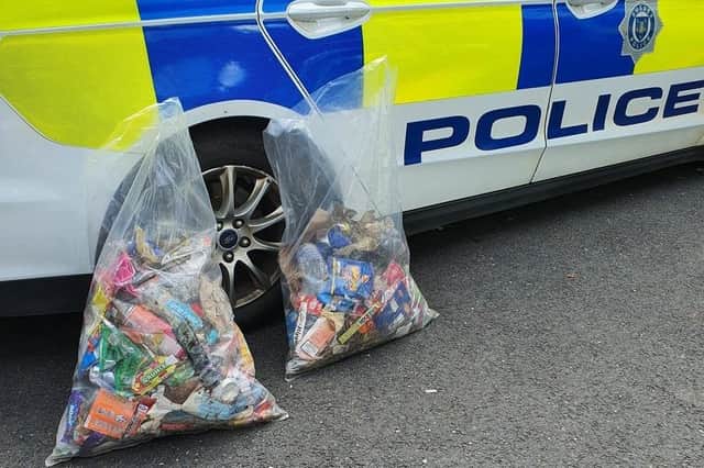 A spokesperson for Hastings Police said: “As part of restorative justice for children that cause Anti-Social Behaviour or Assault against other youngsters, litter picking was the order of the day. Two youngsters that had hurt another child found themselves picking up litter this morning as a suitable punishment agreed by the victim and parents.”