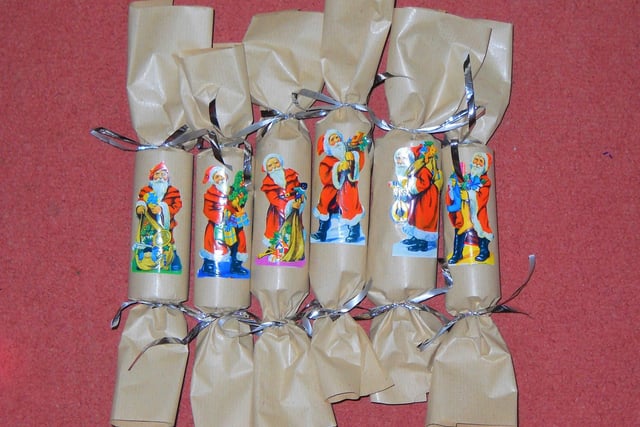Christmas crackers from U-Need-Us. Picture: Simon Hart