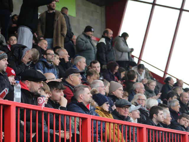 Crawley Town v Accrington Stanley in the FA Cup