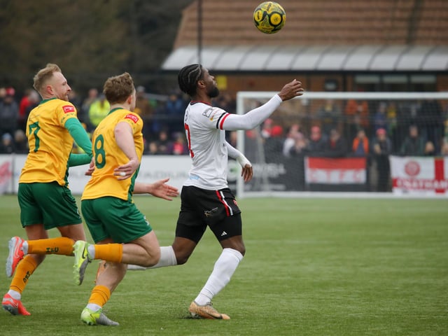 Promotion-chasing Horsham FC were held to a 1-1 draw at home by visiting Chatham Town