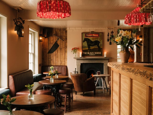 Renowned hospitality family, the Gladwins, have opened their first pub with bedrooms – The Black Horse in Amberley