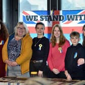 Helena Dollimore MP, council representative and AUGB team members