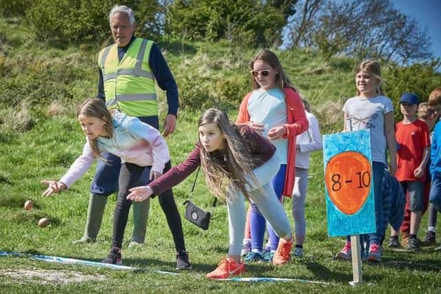 Up to 200 contestants are expected at Steyning Downland Scheme for this year's Easter Egg Rollaton