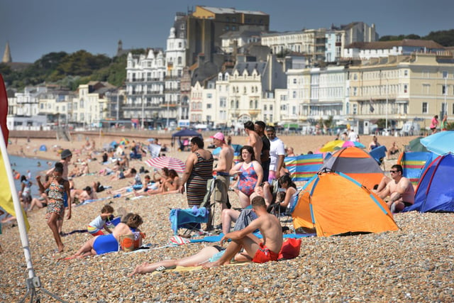People made the most of these fabulous beaches last summer with revellers seen sunbathing, kayaking and swimming in the sea.