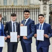Ark Alexandra students gather at Buckingham Palace to celebrate their Duke of Edinburgh Gold Award