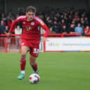 Tom Fellows in action for Crawley Town last season. | Picture: Eva Gilbert