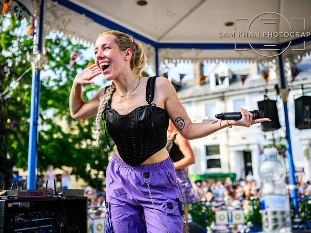 Crowds rammed Horsham town centre to hear a plethora of K-pop hits on Friday.