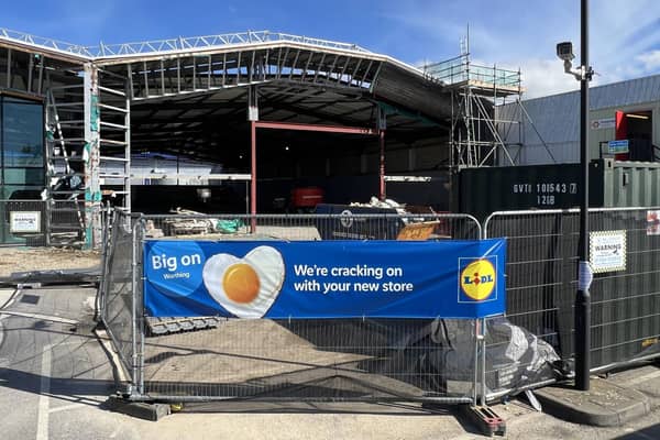 Worthing's second branch of supermarket chain Lidl is set to open this summer. New photographs show how the building work is progressing so far.