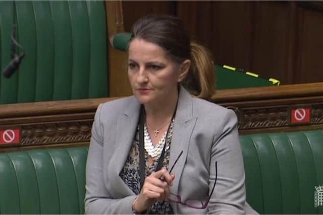 Eastbourne MP Caroline Ansell in the House of Commons