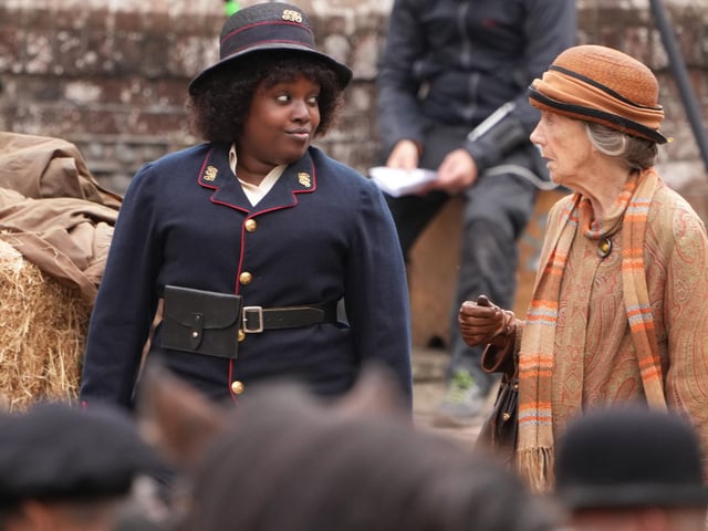 Filming continues in Arundel for Wicked Little Letters, starring Olivia Colman and Jessie Buckley. Photo: Eddie Mitchell