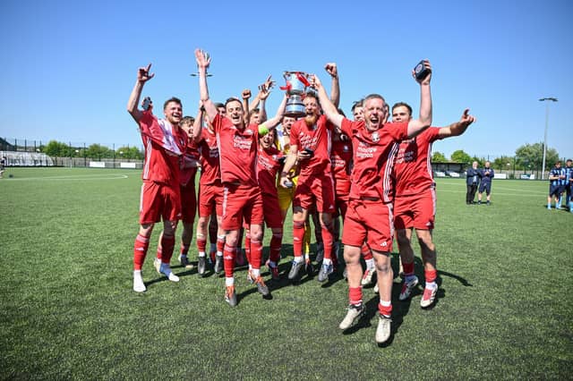 Hassocks FC win the 2024-25 Peter Bentley Cup