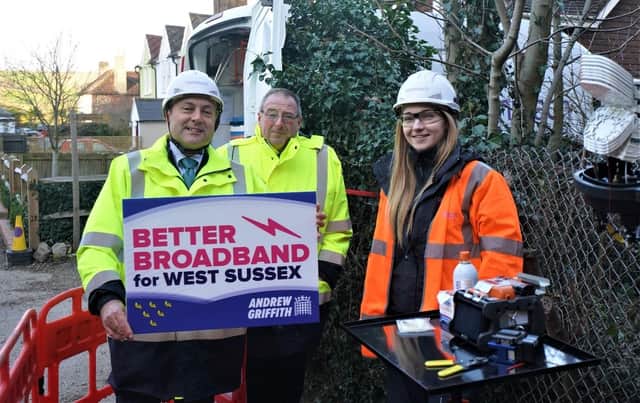 Andrew with Openreach in Amberley.
