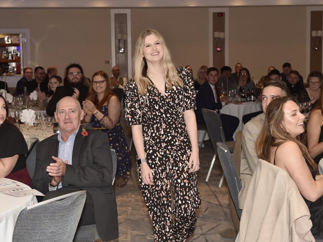Pictured is: Sienna Edmonson of Motor Marketing Ltd, winner of the Intermediate Apprentice of the Year award.