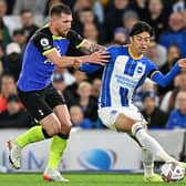 Brighton's Japanese midfielder Kaoru Mitoma made a positive impact from the bench in the Premier League loss to Tottenham