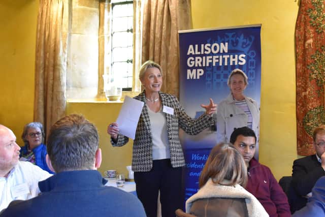 Alison Griffiths, Bognor Regis and Littlehampton MP, has warned the Chancellor ahead of the Budget that hiring costs are holding back local businesses. Photo: Alison Griffiths MP.