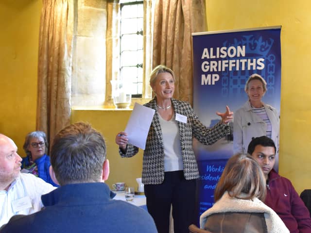 Alison Griffiths, Bognor Regis and Littlehampton MP, has warned the Chancellor ahead of the Budget that hiring costs are holding back local businesses. Photo: Alison Griffiths MP.