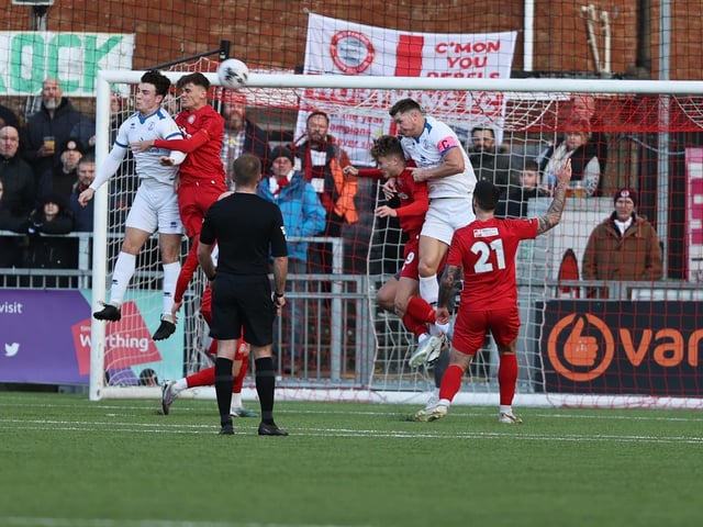 Worthing take on Chelmsford City in the National League South at Woodside Road